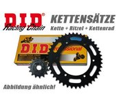 DID Kette und ESJOT Räder PRO-STREET chainset TRIUMPH Speed Triple 955 (595N) 02-04, 1050 Speed Triple R/RS, 12- - Negro