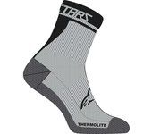 Alpinestars Winter Therm 17 Calcetines de bicicleta - Negro Gris (L)