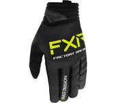 FXR Prime 2023 Guantes de motocross - Negro Gris Amarillo (XL)