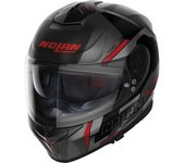 Nolan N80-8 Wanted N-Com Casco - Negro Gris (XS)