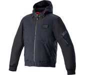 Alpinestars AS-DSL Kensei Bomber Chaqueta textil de motocicleta - Negro (3XL)