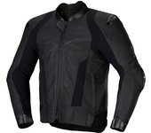 Alpinestars Missile V3 Chaqueta de cuero para moto - Negro (60)