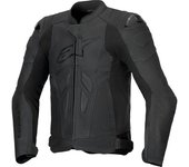 Alpinestars Dusk Airflow Chaqueta de cuero para moto perforada - Negro (52)