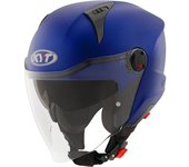KYT D-City Plain Casco Jet - Azul (M)