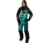 FXR CX Lite 2023 Damas One Piece Traje de moto de nieve - Verde (8)