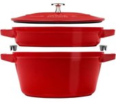 Staub Stackable Set Batería de cocina 2-pzs, Hierro fundido