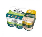 2.34 KG 6 tarrinas x 390 g Naturo Grain Free latas para perros - Multipack