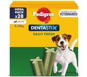 28 barritas Pedigree Dentastix Fresh Snacks Dentales para Perros Pequeños