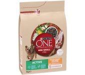 3 kg Purina One Mini Active Pollo pienso para perros