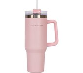 Flamingueo Vaso Térmico Rosa Acero Inoxidable Bebidas Frías 24h Y Calientes 10h Capacidad 1.18l