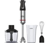 Batidora de inmersión Solac Pro Chef 1501 1500W 20 velocidades Acero Inoxidable Set Accesorios