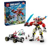 Lego Dreamzzz Meca Tigre de Cooper y Bólido de Zero, Juguete de Coche y Robot para Niños +9 Años