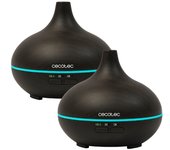 Cecotec Pure Aroma 150 Yin Humidificador Ultrasónico y Difusor de Aroma Pack 2 Unidades