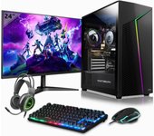 VolttierPC Pc Gaming Completo AMD Ryzen 5 8600G/32GB/1TB SSD + Monitor 24" + Combo Gaming