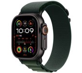 Apple Watch Ultra 2 GPS + Cellular 49mm Caja Negra Titanio con Correa Alpine Loop M Verde Oscuro