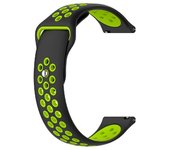 Cool Correa Universal 22mm Goma Negro-Verde Amazfit GTR / Stratos / Huawei / Samsung / COOL Bristol / Sunset