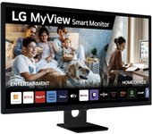 LG 32SR50F-B Smart Monitor 32" IPS Full HD webOS23, Bluetooth, Altavoces y Mando a Distancia Negro
