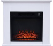 Purline CHE-610 Chimenea Eléctrica de Suelo 2000W Blanca