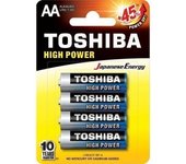 Toshiba High Power LR6 Pack 4 Pilas AA Alcalinas 1.5V