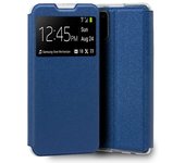 Cool Funda Flip Cover Liso Azul para Samsung Galaxy A02s