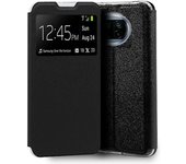 Cool Funda Flip Cover Liso Negro para Xiaomi Mi 10T Lite