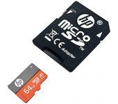 HP HFUD064-1V31A MicroSDXC 64GB Clase 10 UHS-I + Adaptador
