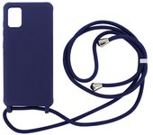 Mooov Funda Azul con Cordón Liso para Samsung Galaxy A51