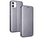 Cool Funda Flip Cover Elegance Plata para iPhone 12 Mini
