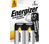Energizer Alkaline Power Pilas C LR14 2 Unidades