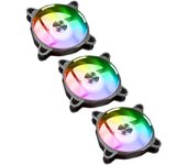 Lian-Li Bora Digital Pack 3 Ventiladores 120mm ARGB Gris Espacial