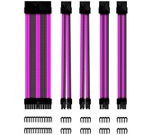 Phoenix Kit Cables Extensión Placa Base Negro/Morado