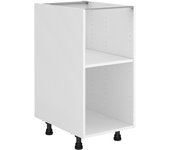 Mueble bajo de cocina delinia id sofía blanco 76,8x40 cm 2 cac