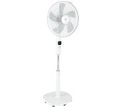 Ventilador de pie equation silent motor dc 25w blanco