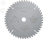 Disco de sierra circular dexter para madera, 185 x 20 mm y 48 dientes