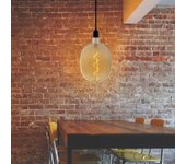 Bombilla led globo filamento e27 1800k 6w fume