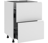 Mueble bajo de cocina delinia id tokyo blanco mate 76,8x60 cm 2cac
