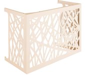 Celosia aire acondicionado exterior crema 102x78x50 cm