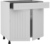 Mueble bajo de cocina delinia id toscane 76,8x80 cm 2 pta 1 caj