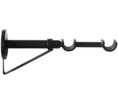 Soporte doble extensible 135-270 d28 negro mate inspire