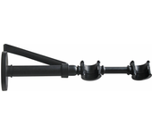 Soporte doble extensible 135-270 negro mate 20mm inspire