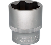 Llave vaso dexter de 6 caras de 30 mm con cuadradillo de 1/2