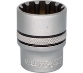 Llave de vaso dexter pro de 24 mm con cuadradillo de 1/2