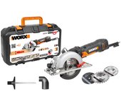 Mini sierra circular de mano worx wx439, 500 w potencia ø 120mm