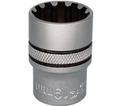 Llave de vaso dexter pro de 19 mm con cuadradillo de 1/2