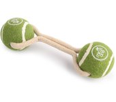 Minus One Tennis Ball Rope Double Meadow pelota para perros