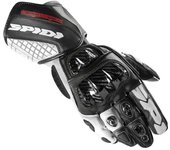 Spidi Carbo Track Evo Guantes de moto - Negro Blanco (2XL)
