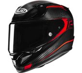 HJC RPHA 12 Carbon Keres Casco - Negro Rojo (L)