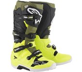 Alpinestars Tech 7 Botas de motocross - Verde Marrón (44 45)