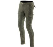 Dainese Cargo Slim Tapered Pantalones Textiles de Moto - Verde (37)