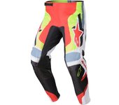Alpinestars Fluid Agent Pantalones de motocross - Negro Rojo Amarillo (30)